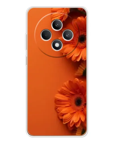 Чехол для OPPO Reno12 FS с картинкой «Оранжевые герберы»