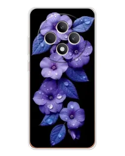 Чохол для OPPO Reno12 FS з картинкою «Фіолетові квіти з росою» Чохол для OPPO Reno12 FS з картинкою «Фіолетові квіти з росою»
