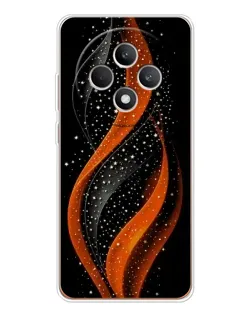 Чехол для OPPO Reno12 FS с картинкой «Огненная звездная волна»