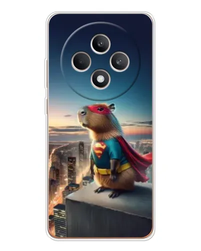 Чехол для OPPO Reno12 FS с картинкой «Капи-мен супергерой»