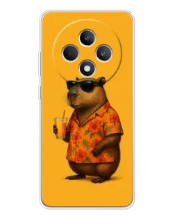 Чехол для OPPO Reno12 FS с картинкой «Капибара на отдыхе» Чехол для OPPO Reno12 FS с картинкой «Капибара на отдыхе»