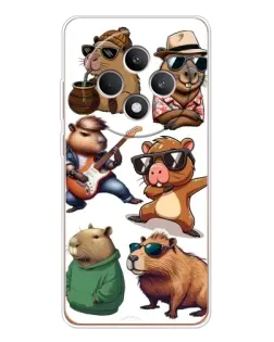 Чехол для OPPO Reno12 FS с картинкой «Крутые капибары музыканты» Чехол для OPPO Reno12 FS с картинкой «Крутые капибары музыканты»