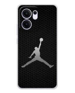 Чехол для OPPO Reno13 F с картинкой «Jordan Dark Carbon»