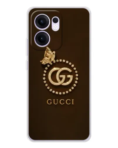 Чехол для OPPO Reno13 F с картинкой «Gucci — золотая бабочка» Чехол для OPPO Reno13 F с картинкой «Gucci — золотая бабочка»