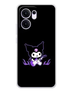 Чехол для OPPO Reno13 F с картинкой «Электрическая Kuromi»