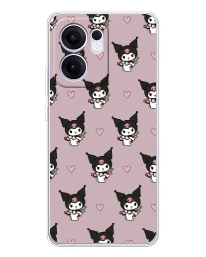 Чехол для OPPO Reno13 F с картинкой «Kuromi — ночной сон»