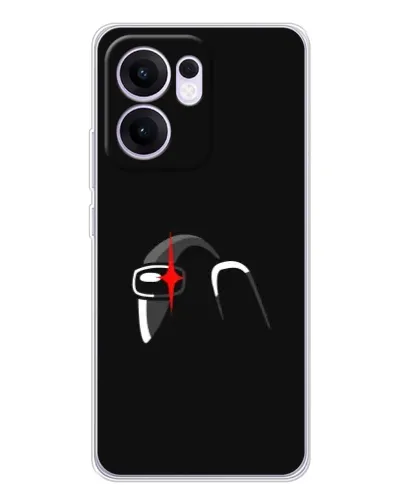 Чехол для OPPO Reno13 F с картинкой «Among Us шлем» Чехол для OPPO Reno13 F с картинкой «Among Us шлем»