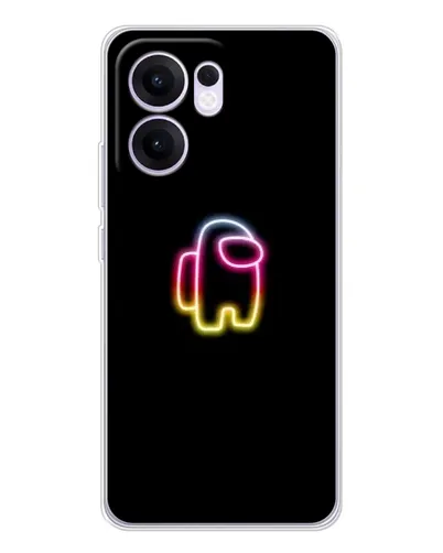 Чехол для OPPO Reno13 F с картинкой «Among Us градиент» Чехол для OPPO Reno13 F с картинкой «Among Us градиент»
