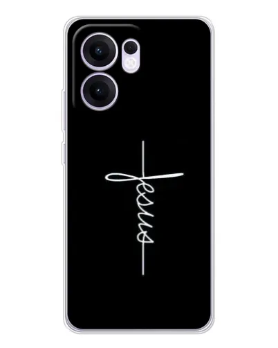 Чехол для OPPO Reno13 F с картинкой «Тонкая линия веры»