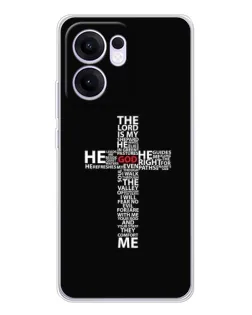Чохол для OPPO Reno13 F з картинкою «Текстовий хрест»