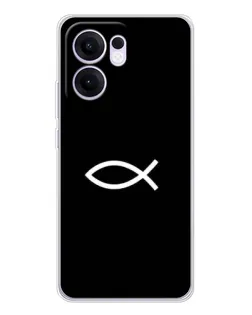 Чохол для OPPO Reno13 F з картинкою «Символ риби Jesus»