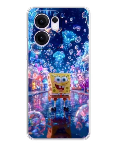 Чехол для OPPO Reno13 F с картинкой «Неоновый океан»