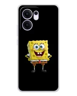 Чехол для OPPO Reno13 F с картинкой «Классический Губка Боб»