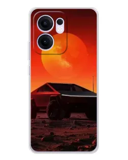 Чехол для OPPO Reno13 F с картинкой «Cybertruck на Марсе» Чехол для OPPO Reno13 F с картинкой «Cybertruck на Марсе»
