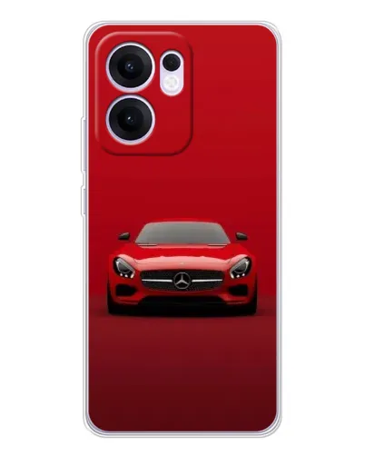 Чехол для OPPO Reno13 F с картинкой «Красный Mercedes AMG»