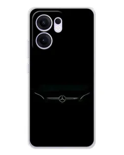 Чехол для OPPO Reno13 F с картинкой «Mercedes Stealth Look»