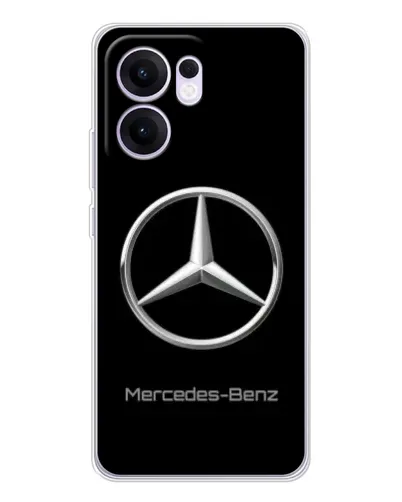 Чехол для OPPO Reno13 F с картинкой «Mercedes Silver Logo»