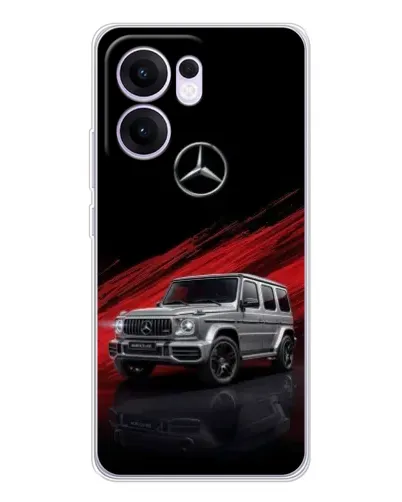 Чехол для OPPO Reno13 F с картинкой «Mercedes G-Class красный»