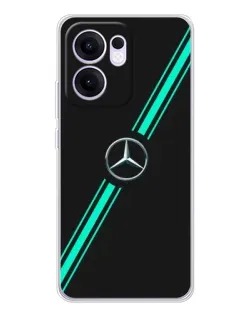 Чехол для OPPO Reno13 F с картинкой «Спортивные линии Mercedes» Чехол для OPPO Reno13 F с картинкой «Спортивные линии Mercedes»