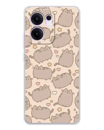 Чехол для OPPO Reno13 F с картинкой «Маленькие Пушины»