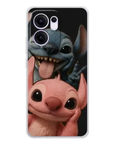Чехол для OPPO Reno13 F с картинкой «Стич и Ангел» Чехол для OPPO Reno13 F с картинкой «Стич и Ангел»