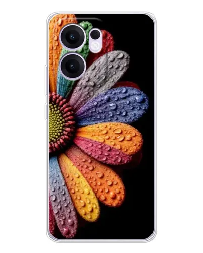 Чехол для OPPO Reno13 F с картинкой «Радужный цветок» Чехол для OPPO Reno13 F с картинкой «Радужный цветок»