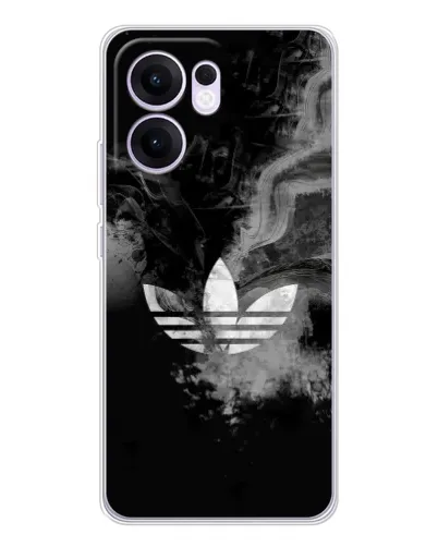Чехол для OPPO Reno 13 FS 5G с картинкой «Абстрактный дым Adidas»