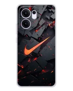 Чохол для OPPO Reno 13 FS 5G з картинкою «Nike — ефект розломів» Чохол для OPPO Reno 13 FS 5G з картинкою «Nike — ефект розломів»