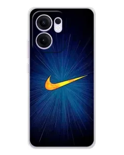Чохол для OPPO Reno 13 FS 5G з картинкою «Синій пульс Nike» Чохол для OPPO Reno 13 FS 5G з картинкою «Синій пульс Nike»