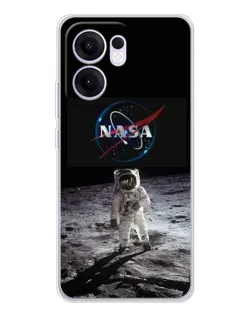 Чехол для OPPO Reno 13 FS 5G с картинкой «Астронавт на Луне»