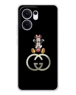 Чохол для OPPO Reno 13 FS 5G з картинкою «Мінні Маус на лого»