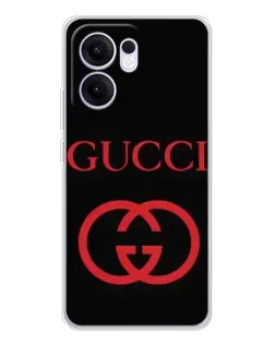 Чохол для OPPO Reno 13 FS 5G з картинкою «Gucci — червоний логотип»