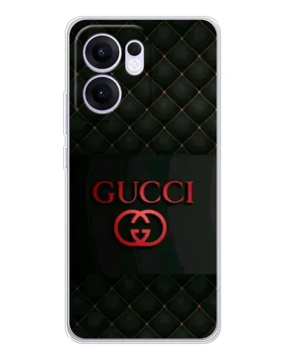 Чохол для OPPO Reno 13 FS 5G з картинкою «Gucci — стьобаний чорний» Чохол для OPPO Reno 13 FS 5G з картинкою «Gucci — стьобаний чорний»