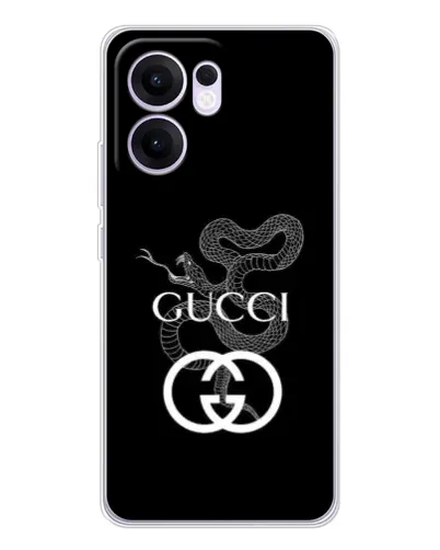 Чохол для OPPO Reno 13 FS 5G з картинкою «Gucci — срібна змія» Чохол для OPPO Reno 13 FS 5G з картинкою «Gucci — срібна змія»