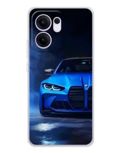 Чохол для OPPO Reno 13 FS 5G з картинкою «Блакитна BMW M4»