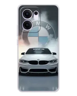 Чехол для OPPO Reno 13 FS 5G с картинкой «BMW в белом дыму» Чехол для OPPO Reno 13 FS 5G с картинкой «BMW в белом дыму»