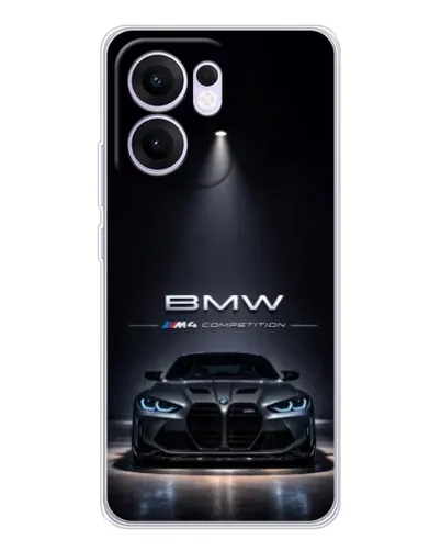 Чехол для OPPO Reno 13 FS 5G с картинкой «BMW сквозь ночной город» Чехол для OPPO Reno 13 FS 5G с картинкой «BMW сквозь ночной город»