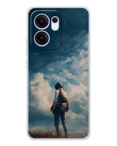 Чехол для OPPO Reno 13 FS 5G с картинкой «Герой PUBG на скале» Чехол для OPPO Reno 13 FS 5G с картинкой «Герой PUBG на скале»