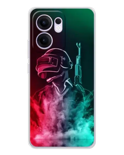 Чехол для OPPO Reno 13 FS 5G с картинкой «PUBG — огненный воин» Чехол для OPPO Reno 13 FS 5G с картинкой «PUBG — огненный воин»