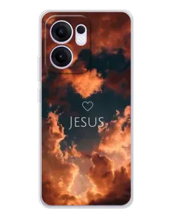 Чохол для OPPO Reno 13 FS 5G з картинкою «Сяйво Імені Jesus»