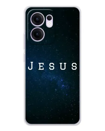 Чехол для OPPO Reno 13 FS 5G с картинкой «Звездное небо Jesus» Чехол для OPPO Reno 13 FS 5G с картинкой «Звездное небо Jesus»