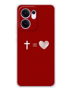 Чохол для OPPO Reno 13 FS 5G з картинкою «Рівняння любові»