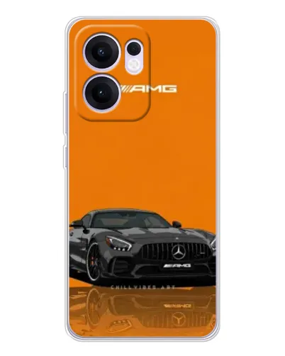Чохол для OPPO Reno 13 FS 5G з картинкою «Помаранчевий Mercedes AMG» Чохол для OPPO Reno 13 FS 5G з картинкою «Помаранчевий Mercedes AMG»