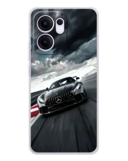 Чохол для OPPO Reno 13 FS 5G з картинкою «Гоночний Mercedes AMG»