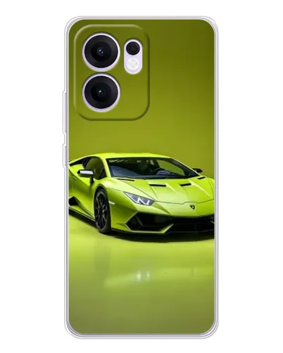 Чехол для OPPO Reno 13 FS 5G с картинкой «Салатовый Lamborghini Huracan» Чехол для OPPO Reno 13 FS 5G с картинкой «Салатовый Lamborghini Huracan»