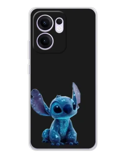 Чехол для OPPO Reno 13 FS 5G с картинкой «Стич на черном»