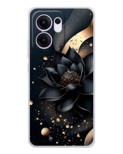Чехол для OPPO Reno 13 FS 5G с картинкой «Черный лотос»