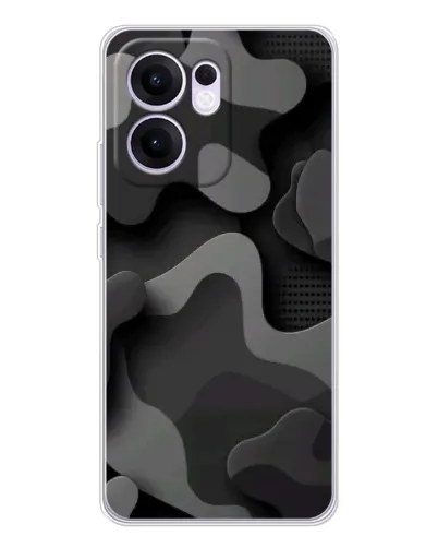 Чехол для OPPO Reno 13 FS 5G с картинкой «Темный абстрактный камуфляж» Чехол для OPPO Reno 13 FS 5G с картинкой «Темный абстрактный камуфляж»