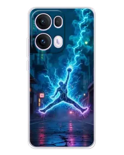 Чехол для OPPO Reno13 Pro с картинкой «Jordan Gold Jumpman» Чехол для OPPO Reno13 Pro с картинкой «Jordan Gold Jumpman»