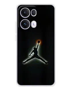 Чехол для OPPO Reno13 Pro с картинкой «Jordan Gradient Logo» Чехол для OPPO Reno13 Pro с картинкой «Jordan Gradient Logo»